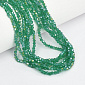 Намистини Біконус, 3х2,5 мм, Зелені АВ (BUS-057457)