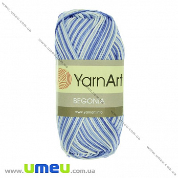 Пряжа YarnArt Begonia Melange 50 г, 169 м, Голубая 5355 (YAR-025095)