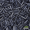 Бисер чешский Стеклярус 3, №49102, Мокрый асфальт, 7 мм (BIS-062368)