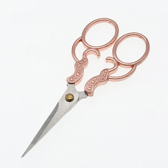 Ножницы из нержавеющей стали, 13 cм, Розовое золото (INS-051844)