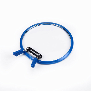 Пяльцы NURGE круглые с зажимом 12,5 см, Синие (MUL-055573)