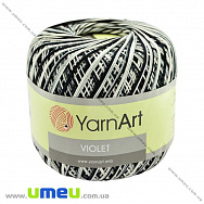 Пряжа YarnArt Violet Melange 50 г, 282 м, Чорно-біла 3216 (YAR-022966)
