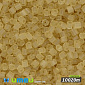 Бісер чеський Рубка 10/0, №10020m, Бежевий прозорий матовий (BIS-024296)