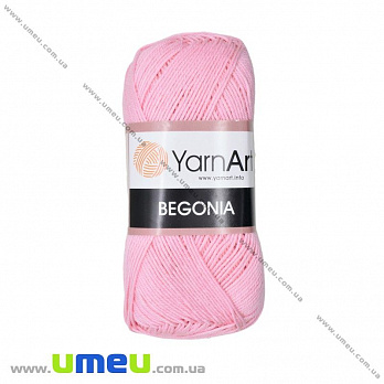 Пряжа YarnArt Begonia 50 г, 169 м, Рожева 319 (YAR-023012)