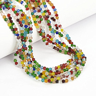 Намистини Біконус, 3х2,5 мм, Мікс різнокольоровий (BUS-057448)