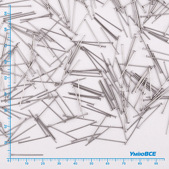 Гвоздики из нерж. стали, 20 мм, Темное серебро (STL-056243)