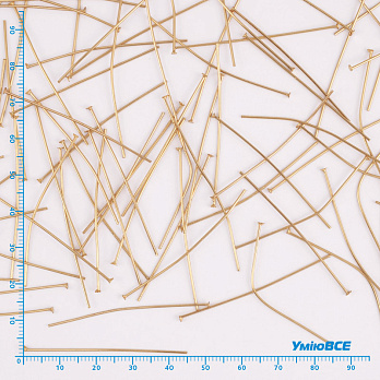 Гвоздики из нерж. стали, 45 мм, Покрытие 18 kt (STL-056250)
