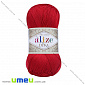 Пряжа Alize Diva 100 г, 350 м, Червона 106 (YAR-025149)