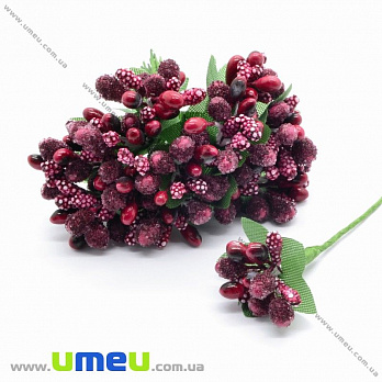 Тычинки на проволоке, Бордовые (DIF-015433)