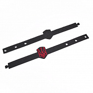 Декоративний виріб із фетру Браслет "Трезуб", 23х3,5 см, Чорний (FLT-051587)