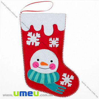 Набор из фетра для создания игрушки, Новогодний сапожок ФН-66, 25х35 см (FLT-035520)