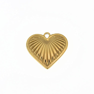 Підвіска з нерж. сталі Серце, 20,5х18,5 мм, Покриття 18 kt (STL-061321)