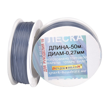 Леска (мононить), 0,27 мм, Синяя (LES-031548)