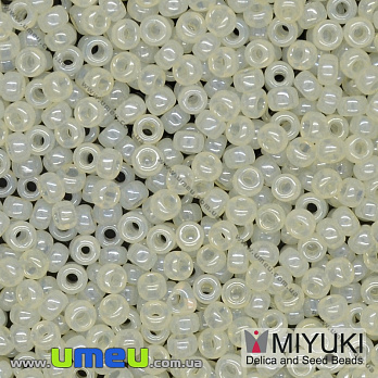 Бисер японский Miyuki круглый RR 10/0 №512, Кремовый (BIS-039030)