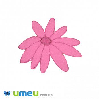 Термоаплікація Ромашка, 6х 5,5 см, Рожева (APL-042412)