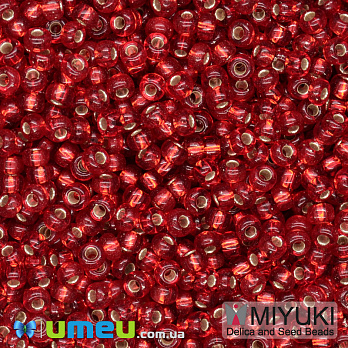 Бісер японський Miyuki круглий RR 10/0 №11, Червоний (BIS-047535)