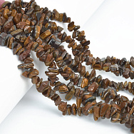 Бусины (скол) Тигровый глаз, Натур. камень, 5-10 мм (79-80 см) (BUS-057719)