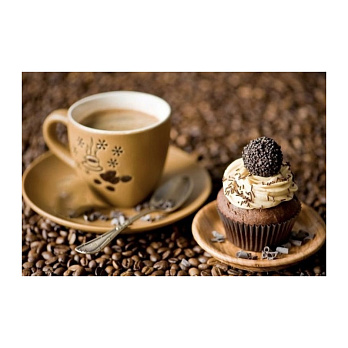 Набор алмазной живописи на подрамнике 30х40 см, Вкус кофе (SXM-059096)