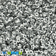 Паєтки Індія чаша, 3 мм, Сріблясті (PAI-037828)