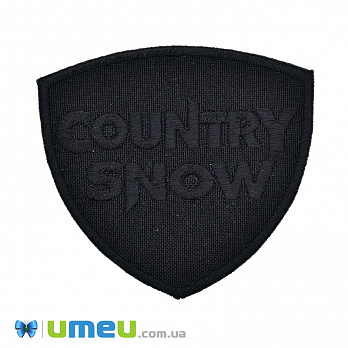 Термоаппликация Country Snow, 7х6,5 см, Черная (APL-038214)