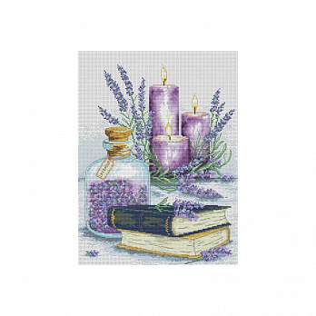 Набір для вишивання нитками VDV, Аромат лаванди М-0296, 21х29 см (SXM-051300)
