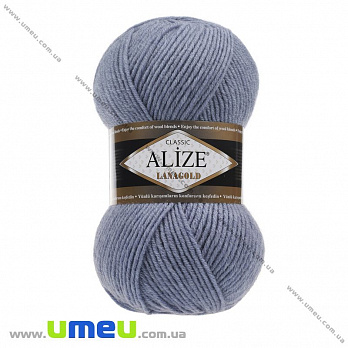 Пряжа Alize Lanagold 100 г, 240 м, Джинс світла 221 (YAR-025349)