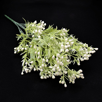 Ветка с ягодами, 37 см, Белая (DIF-056950)