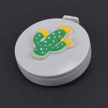 Сантиметровая лента двухсторонняя (см/дюйм), Серая (SEW-061001)