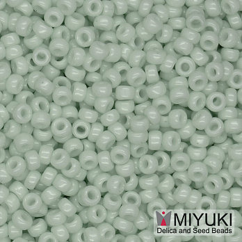 Бисер японский Miyuki круглый RR 8/0 №3318, Мятный светлый (BIS-045990)