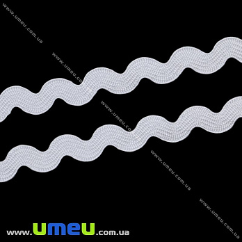 Тасьма березка, 5 мм, Біла (LEN-010401)