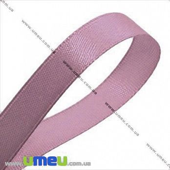 Атласная лента, 12 мм, Розовая (пыльная роза) (LEN-033613)