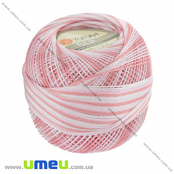 Пряжа YarnArt Tulip 50 г, 250 м, Меланж Рожева 457 (YAR-029512)