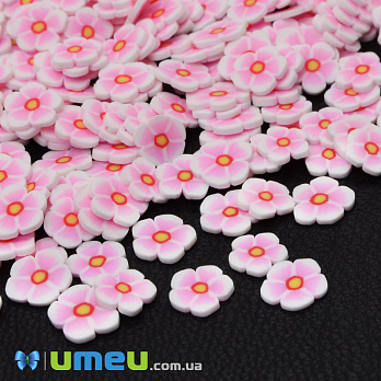 Слайсы FIMO Цветок розовый, 6 мм (DIF-044239)