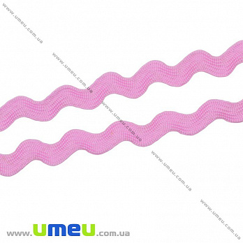 Тасьма березка, 5 мм, Рожева світла (LEN-010388)
