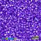 Бісер чеський Рубка 10/0, №31080, Синій прозорий веселковий (BIS-016993)