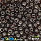 Бісер чеський 4/0, №10140, Коричневий темний, Прозорий (BIS-034284)