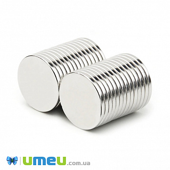 Магнит неодимовый для брошей Круглый, 20х1,3 мм (OSN-039342)
