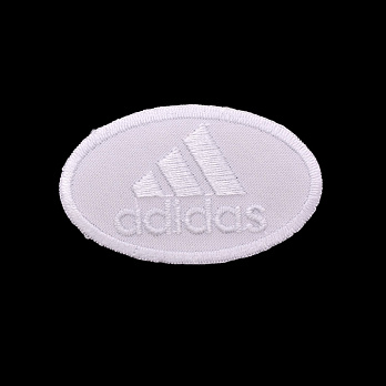 Термоаплікація Adidas, 6,5х4 см, Біла (APL-053331)