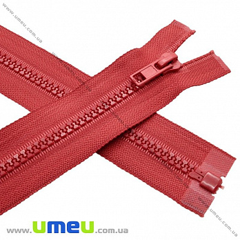 Блискавка (змійка) тракторна роз'ємна 50 см, Тип 5, Червоний (ZIP-013853)