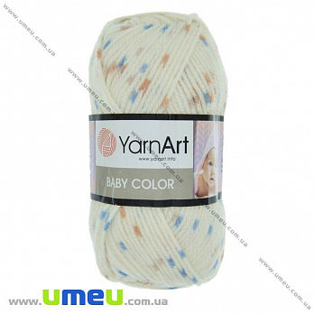 Пряжа YarnArt Baby Color 50 г, 150 м, Кремовая 268 (YAR-025287)