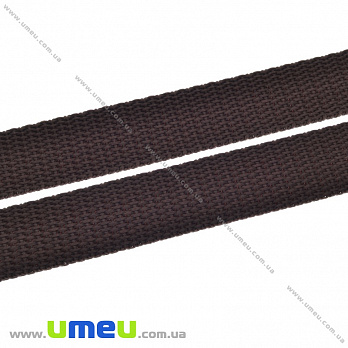 Лента ременная для рюкзаков (стропа), 20 мм, Коричневая (LEN-034368)