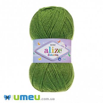 Пряжа Alize Sekerim Bebe 100 г, 320 м, Зелена 210 (YAR-047052)