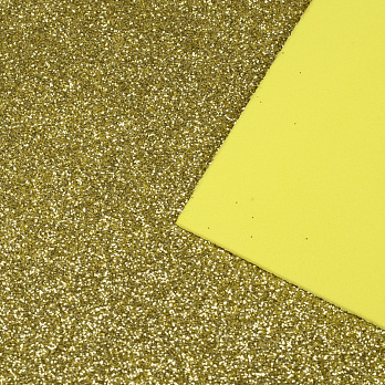 Фоаміран глітерний, 2 мм, Золотистий, 20х30 см (FOM-056423)