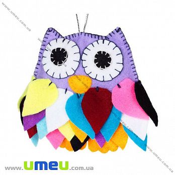 Набор из фетра для создания игрушки, Сова ФН-14, 11х11 см (FLT-034831)