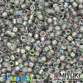 Бисер японский Miyuki Delica 11/0 DB107, Серый АВ (BIS-045203)