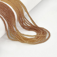 Намистини круглі грановані, 2 мм, Мікс бежевий (BUS-057363)