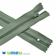 Блискавка спіральна нероз'ємна, 18 см, Тип 3, Оливкова (ZIP-045098)