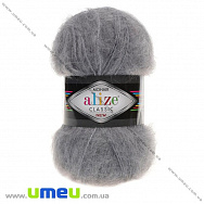 Пряжа Alize Mohair Classic 100 г, 200 м, Сіра 412 (YAR-029611)