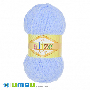 Пряжа Alize Softy 50 г, 115 м, Голубая светлая 183 (YAR-047458)