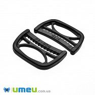 Півкільце пластикове ITW Nexus (США), Чорне, 40 мм (BAG-044353)